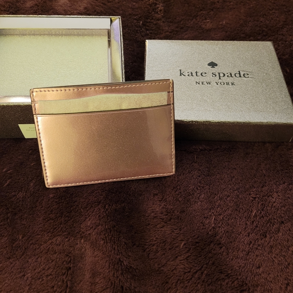 NWT Kate Spade Pink Card Holder - Picture 8 of 14